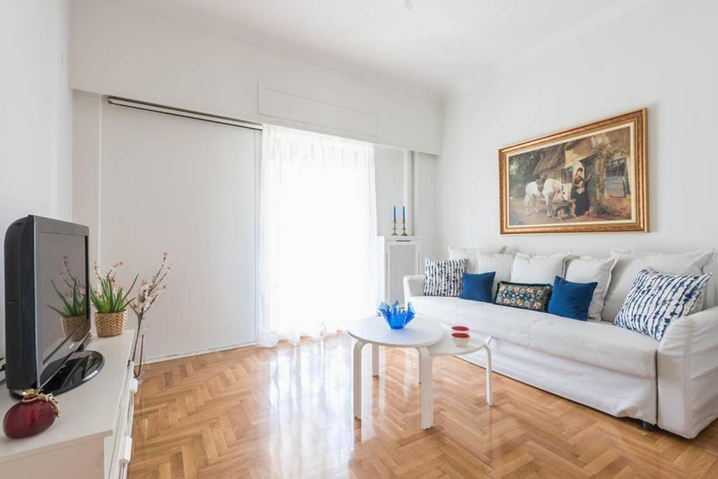 New! Bright & Remodeled 1Bed Apt 2Min Walk To Acropolis Atene Esterno foto